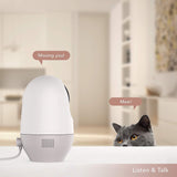Nooie Pet Camera, Baby Monitor, WiFi Camera 1080P, 360-degree Wireless IP Camera, Home Security Camera, Motion Tracking, Super IR Night Vision