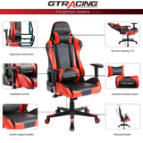 GTRACING Gaming Chair Racing Office Computer Game Chair Ergonomic Backrest and Seat