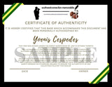 Oakland Athletics Yoenis Cespedes Autographed Hand Signed Oakland A”s Elephant Baseball