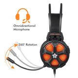 EasySMX Gaming Headset Xbox One Headset with Surround Sound Stereo, PS4 Headset with Mic & LED Light, Compatible with PC, Laptop, PS4, Xbox One