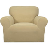 Easy-Going Stretch Sofa Slipcover 1-PieceSofa Cover Furniture Protector Couch Soft (Chair,Beige)