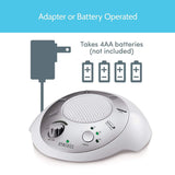 White Noise Sound Machine | Portable Sleep Therapy for Home , Office , Baby & Travel, silver