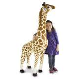 Melissa & Doug Giant Giraffe (Playspaces & Room Decor, Lifelike Stuffed Animal, Soft Fabric, Over 4 Feet Tall)