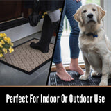 Gorilla Grip Original Durable Rubber Door Mat, 29 x 17, Heavy Duty Doormat