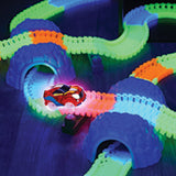 Ontel Magic Tracks RC with Remote Control Turbo Race Cars and 10 ft of Flexible, Bendable Glow in the Dark Racetrack, As Seen on TV