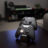 PDP Energizer Xbox One Controller Charger with Rechargeable Battery Pack for Two Wireless Controllers Charging Station Black (Package may Vary)