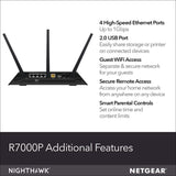 NETGEAR Nighthawk Smart WiFi Router (R7000P) - AC2300 Wireless Speed (up to 2300 Mbps)