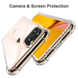 iPhone 11 Pro Max Case, CANSHN Clear Protective Heavy Duty Case with Soft TPU Bumper [Slim Thin] Case