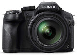 PANASONIC LUMIX FZ300 Long Zoom Digital Camera features 12.1 Megapixel, 1/2.3-inch Sensor, 4K Video, WiFi, Splash - DMC-FZ300K - (Black) USA