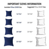 MoMA 16 x 16 Pillow Inserts (Set of 2) - Throw Pillow Inserts - White Couch Pillow