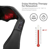 Naipo Shiatsu Back and Neck Massager with Heat Deep Kneading Massage for Neck, Back, Shoulder, Foot and Legs