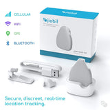 Jiobit - Smallest Real-Time Location Tracker for Kids | Highly Secure, KidSAFE Approved, Lightweight, Durable, Live Notifications |