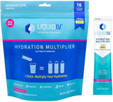 Liquid I.V. Hydration Multiplier, Electrolyte Powder, Easy Open Packets, Supplement Drink Mix (Passion Fruit) (16)