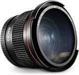 Altura Photo 58MM 0.35x Fisheye Wide Angle Lens with Macro Close-Up Portion
