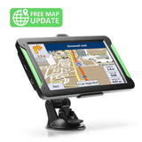 GPS Navigation for Car, LTTRBX 7” Touch Screen 8GB Real Voice Spoken Turn-by-Turn Direction Reminding Navigation System  GPS Satellite Navigator
