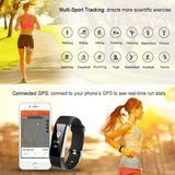LETSCOM Fitness Tracker HR, Activity Tracker Watch with Heart Rate Monitor, Waterproof Smart Fitness Band with Step Counter, Calorie Counter