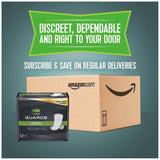 Depend Incontinence Guards for Men, Maximum Absorbency, 2 Packs of 52, 104 Total Count (Packaging May Vary)