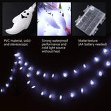 Halloween Ghost String Lights, 14.7ft 40 LED Battery Operated Halloween Lights