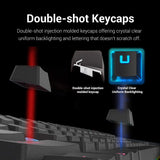 Redragon K552 Mechanical Gaming Keyboard Compact 87 Key Mechanical Computer Keyboard KUMARA USB Wired Cherry MX Blue  (Black RED LED Backlit)
