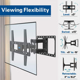 Mounting Dream TV Wall Mounts TV Bracket for Most 32-55 Inch Flat Screen TV/ Mount Bracket, Full Motion TV Wall Mount
