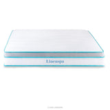 Linenspa 10 Inch Memory Foam and Innerspring Hybrid Mattress - Medium Feel - Twin