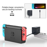 AC Adapter Charger for Nintendo Switch, YCCTEAM Switch Charger AC Adapter Power Supply 15V 2.6A Fast Charging Kit (Support TV Mode),Black