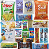 Healthy Snacks Care Package (20 Count Variety Snack Pack) Assortment of Nuts, Bars, Healthy Chips and More!