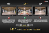 eRapta ERT01 2nd Generation Car Rear View Reversing Backup Camera Automotive with 149°Perfect View Angle 8 LED Lights Night Vision 9 Level Waterproof