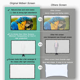 Mdbebbr 120 inch Projection Screen 16:9 HD Foldable Anti-crease Portable Projector Movies Screen
