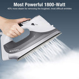 Beautural 1800-Watt Steam Iron with Digital LCD Screen