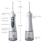 Water Flosser Professional Cordless Dental Oral Irrigator - Portable and Rechargeable IPX7 Waterproof 3 Modes Water Flossing