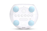 LittleHippo Mella Ready to Rise Children's Trainer, Alarm Clock, Night Light Sleep Sounds Machine (Arctic Blue)