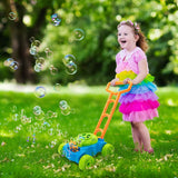 Lydaz Bubble Mower for Toddlers, Kids Bubble Blower Machine Lawn Games, Outdoor Push Toys Gifts for 1 2 3 4 5 Years Old Baby Boys Girls