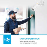 Outdoor Security Camera, Wansview 1080P Wireless WiFi Home Surveillance Waterproof Camera with Night Vision, Motion Detection, Remote Access-W4-2PACK