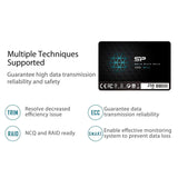 Silicon Power 256GB SSD 3D NAND A55 SLC Cache Performance Boost SATA III 2.5" 7mm (0.28") Internal Solid State Drive