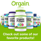 Orgain Organic Plant Based Protein Powder, Creamy Chocolate Fudge - Vegan, Low Net Carbs, Non Dairy, Gluten Free, Lactose Free, No Sugar Added
