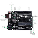 ELEGOO UNO Project Super Starter Kit with Tutorial and UNO R3 Compatible with Arduino IDE