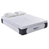 Classic Brands Cool Gel 1.0 Ultimate Gel Memory Foam 14-Inch Mattress with BONUS Pillow, Twin