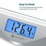 Etekcity Digital Body Weight Bathroom Scale with Body Tape Measure, 8mm Tempered Glass, 400 Pounds