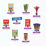 Sweet Choice (40 Count) Ultimate Sampler Mixed Bars, Cookies, Chips, Candy Snacks Box for Office, Meetings, Schools,Friends & Family, Military