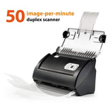 Plustek PS186 High Speed Document Scanner, with Auto Document Feeder (ADF). For Windows 7 / 8 / 10