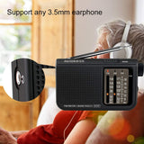 Retekess V117 Shortwave Radio Analog Radio Transistor AM FM Portable Radio Support Earphone DSP