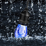 Outdoor String Lights Color Changing, 48ft Premium Impact Resistant Lifetime 15 Bulbs