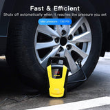 joyroom Portable Air Compressor Tire Inflator (CZK 3650) - 12V DC Car Tire Pump with Digital Pressure Gauge - 150 PSI, Bright Emergency Flashlight
