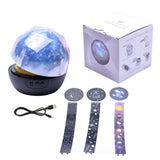 Star Night Light for Kids, Universe Night Light Projection Lamp, Romantic Star Sea Birthday New Projector lamp for Bedroom - 3 Sets of Film