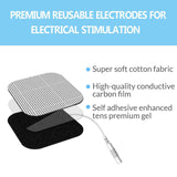 DONECO TENS Unit Pads 2X2 48 Pcs Replacement Pads Electrode Patches for Electrotherapy
