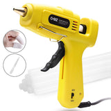 Hot Glue Gun, Cobiz Full Size (Not Mini) 60/100W Dual Power High Temp Heavy Duty Melt Glue Gun Kit with 10 Pcs Premium Glue Sticks(0.43'' x 8")