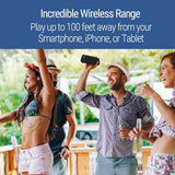 OontZ Angle 3 Ultra : Portable Bluetooth Speaker 14-Watts Deliver Bigger Bass and Hi-Quality Sound, 100ft Wireless Range, Play Two Together Black