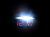 Travelwey Home LED Digital Alarm Clock -Big Red Digit Display, Black
