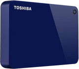 Toshiba Canvio Advance 4TB Portable External Hard Drive USB 3.0, Blue (HDTC940XL3CA)